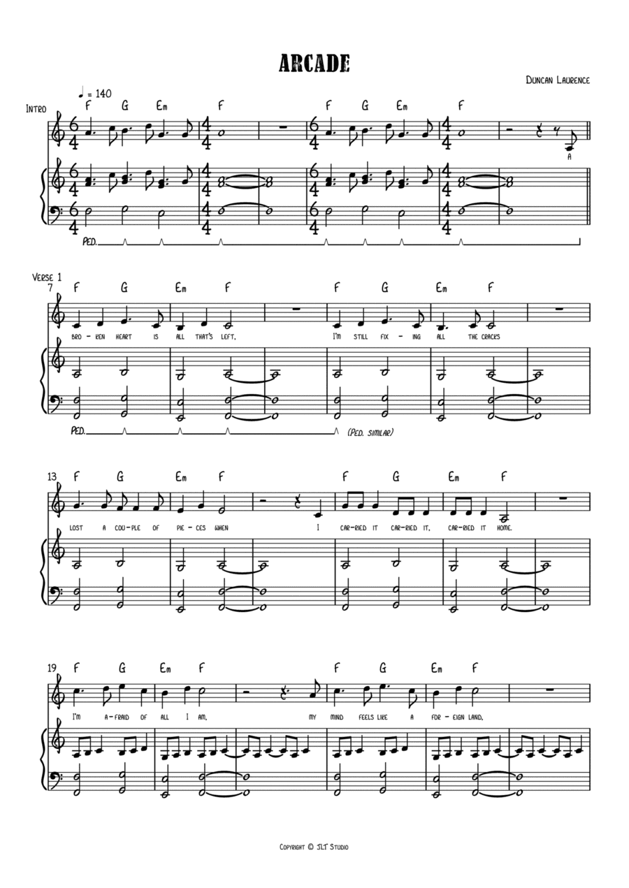 Arcade (arr. Joshua Tindall)