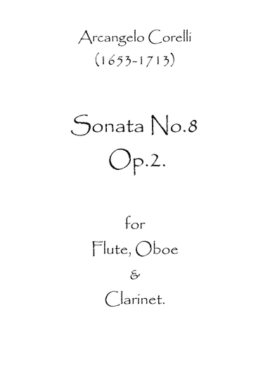 Sonata No.8 Op.2 (arr. Spence Bundy)