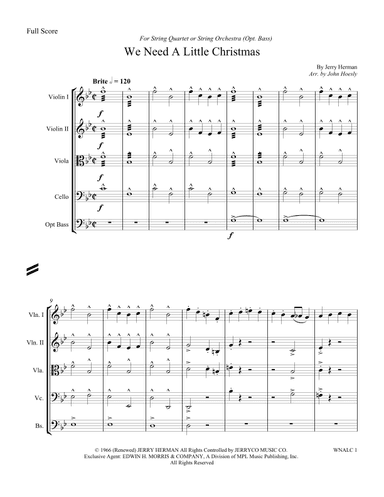 We Need A Little Christmas (arr. John Hoesly)