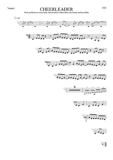 Cheerleader (arr. Ivan Marini)