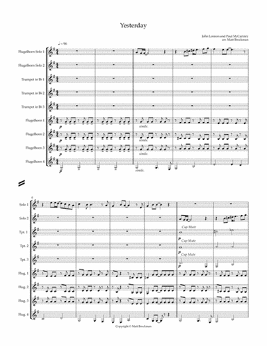 Yesterday (arr. Matt Brockman)