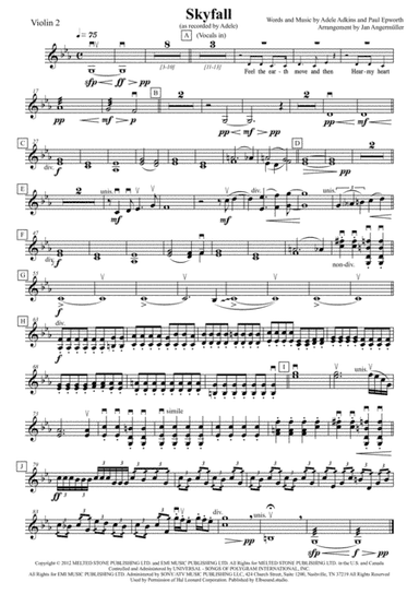 Skyfall (arr. Jan Angermüller)