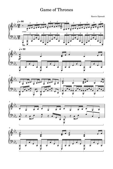Game Of Thrones (arr. Ramin Djawadi)