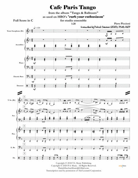 Bang Bang (my Baby Shot Me Down) (arr. Patrick Sheehan)