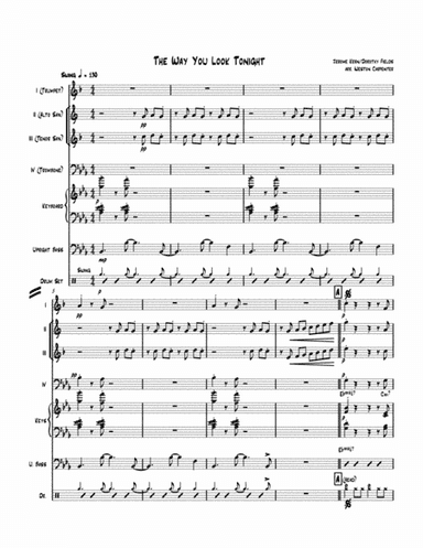The Way You Look Tonight (arr. Weston Carpenter)