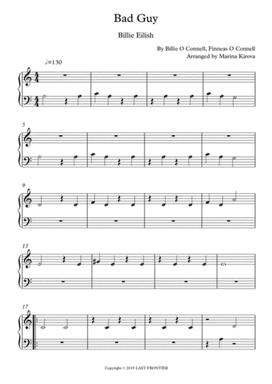 Bad Guy (arr. Marina Kirova)