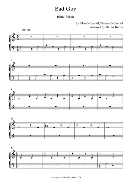 Bad Guy (arr. Marina Kirova)