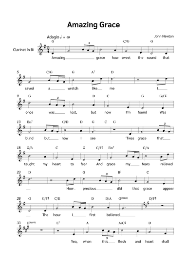 Amazing Grace (arr. Jackson Spindler)