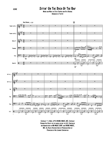 (Sittin' On) The Dock Of The Bay (arr. Tim Olt)