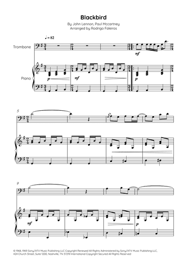 Blackbird (arr. Rodrigo Faleiros)