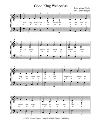 Good King Wenceslas (arr. Dennis Frayne)