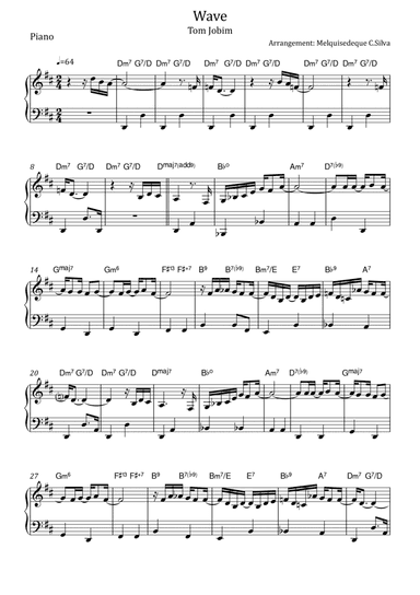 Wave (arr. Melquisedeque C.Silva)