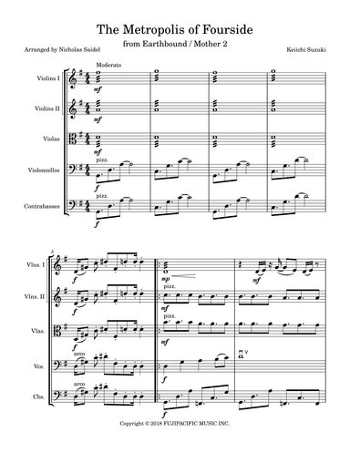 Fourside (arr. Nicholas Saidel)