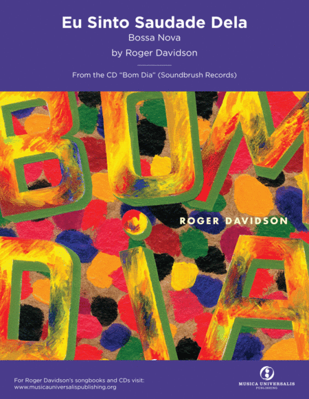 Eu Sinto Saudades Dela (Bossa Nova) by Roger Davidson