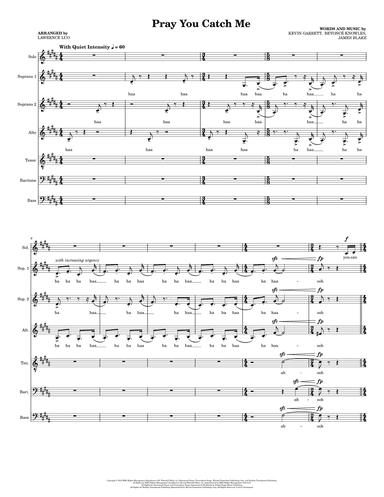 Pray You Catch Me (arr. Lawrence Luo)