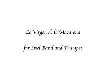 La Virgen De La Macarena (arr. Scott Meister)