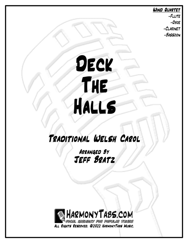 Deck The Halls (Wind Quartet) (arr. Jeff Bratz)