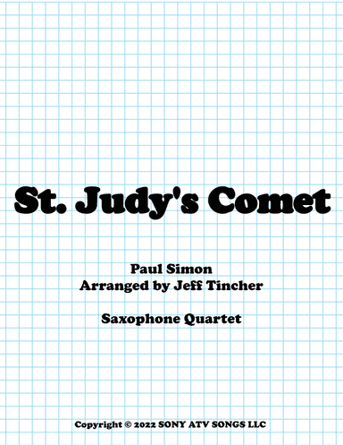 St. Judy's Comet (arr. Jeff Tincher)