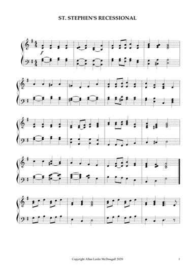 St Stephen's recessional
