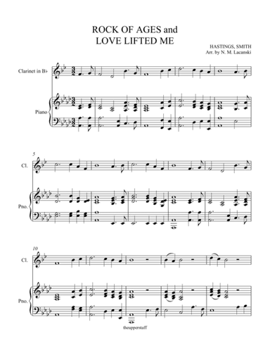 Rock of Ages and Love Lifted Me (arr. Nick Lacanski)