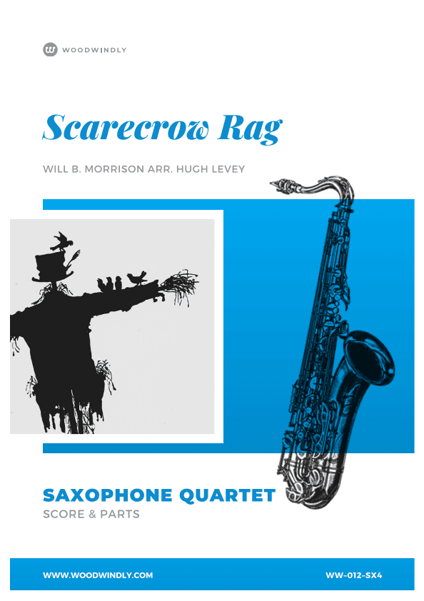 Scarecrow Rag - arranged for Saxophone Quartet (arr. Hugh Levey)