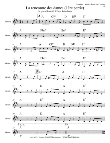 LA RENCONTRE DES DAMES - 1ère partie - Le quadrille du 49 1/2 rue St-Louis