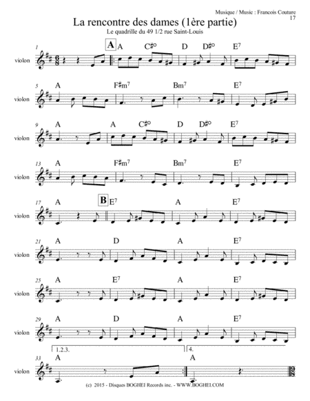 LA RENCONTRE DES DAMES - 1ère partie - Le quadrille du 49 1/2 rue St-Louis