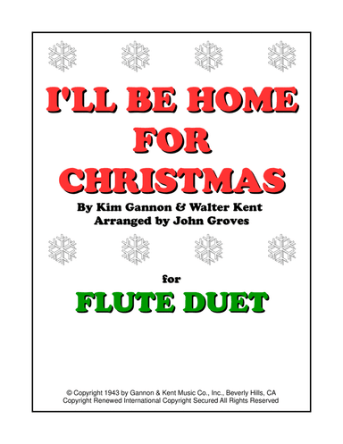 I'll Be Home For Christmas (arr. John Groves)