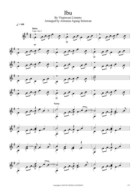 Ibu (arr. Antonius Agung Setiawan)