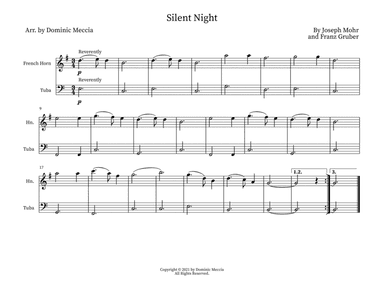 Silent Night- French Horn and Tuba Duet (arr. Dominic Meccia)
