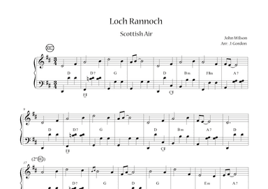 Loch Rannoch (arr. Julia Gordon)