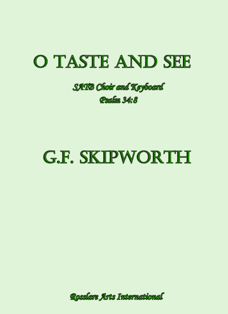 O Taste And See