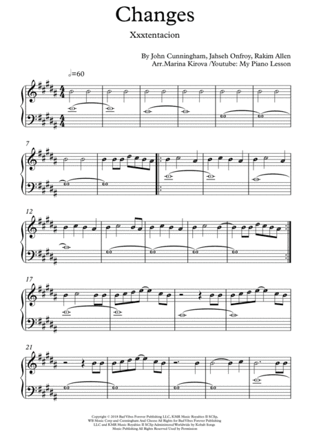Changes (arr. Marina Kirova)