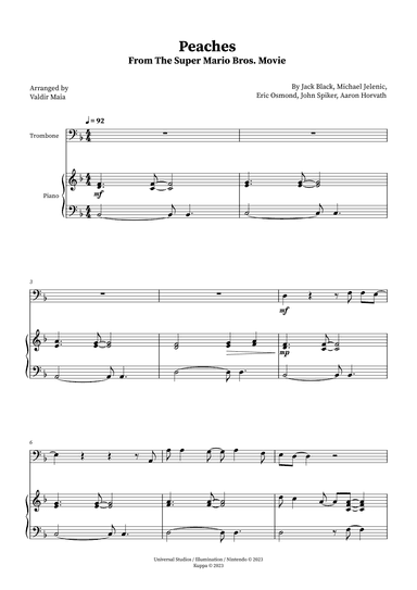 Peaches (arr. Valdir Maia)