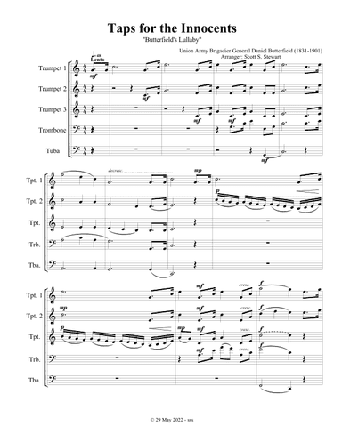 Taps: For the Innocents (arr. Scott S. Stewart)