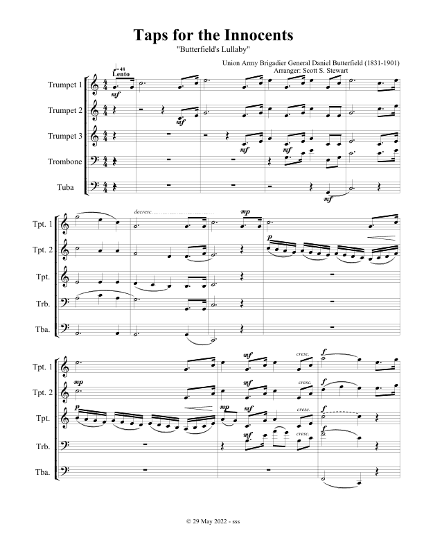 Taps: For the Innocents (arr. Scott S. Stewart)