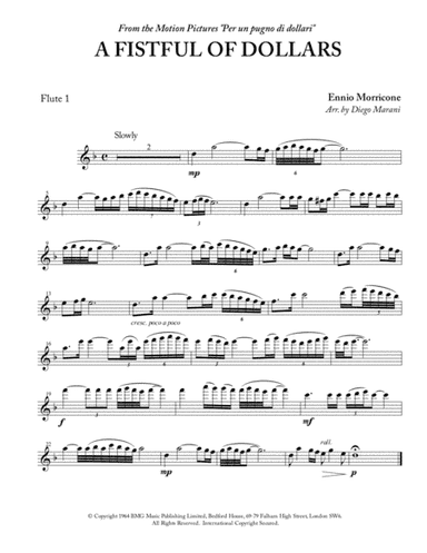 A Fistful Of Dollars (arr. Diego Marani)
