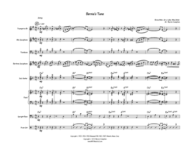 Bernie's Tune (arr. Myrick Crampton)