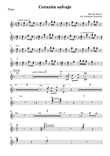 Corazon Salvaje (arr. M. Contreras)