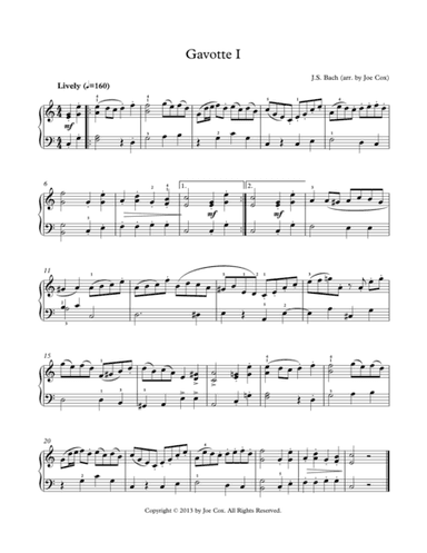 Three Gavottes (arr. Joe Cox)