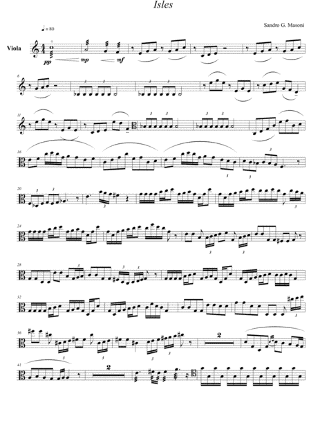 Isles  (Viola part)