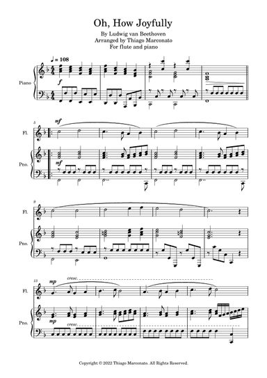 Oh, How Joyfully (arr. Thiago Marconato)