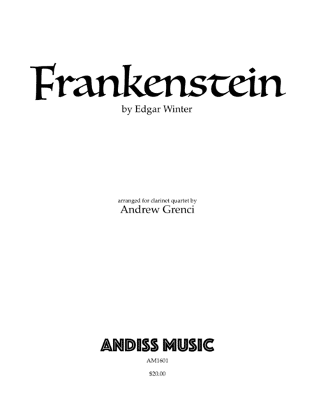 Frankenstein (arr. Andrew Grenci)