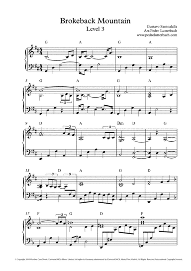 Brokeback Mountain Theme (arr. Pedro Lutterbach)