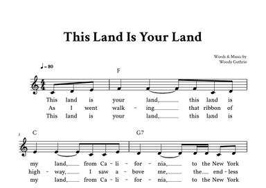This Land Is Your Land (arr. Yuri Noronha)