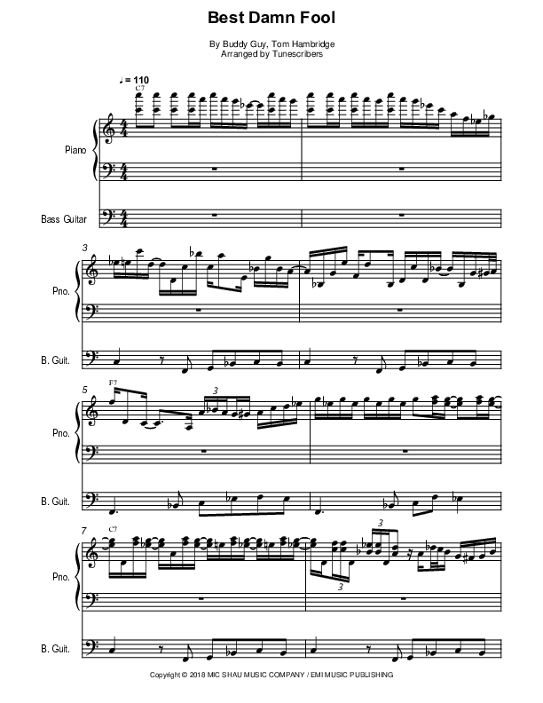 Best Damn Fool (arr. Tunescribers)
