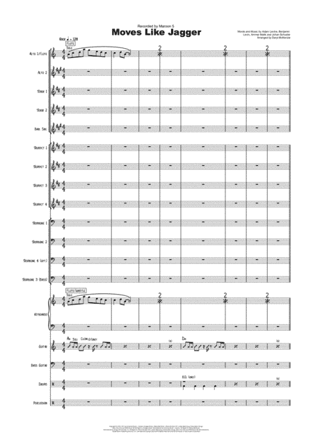 Moves Like Jagger (arr. Daryl McKenzie)