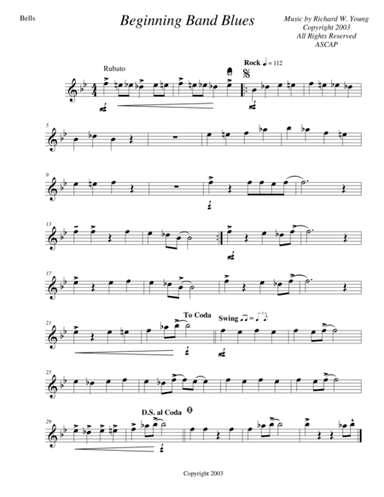 Beginning Band Blues- bells