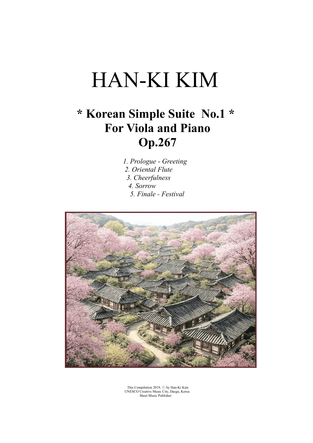 Korean Simple Suite No.1 (For Viola and Piano)