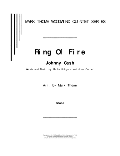 Ring Of Fire (arr. Mark Thome)